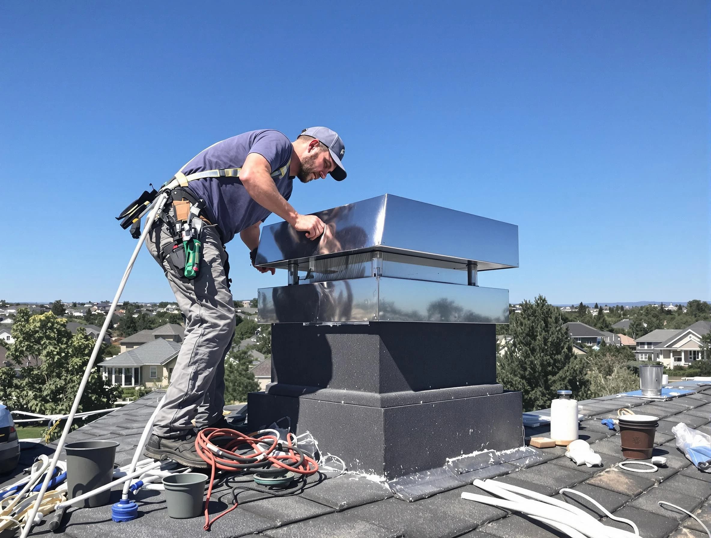 Chimney Cap Services service in Montclair, NJ