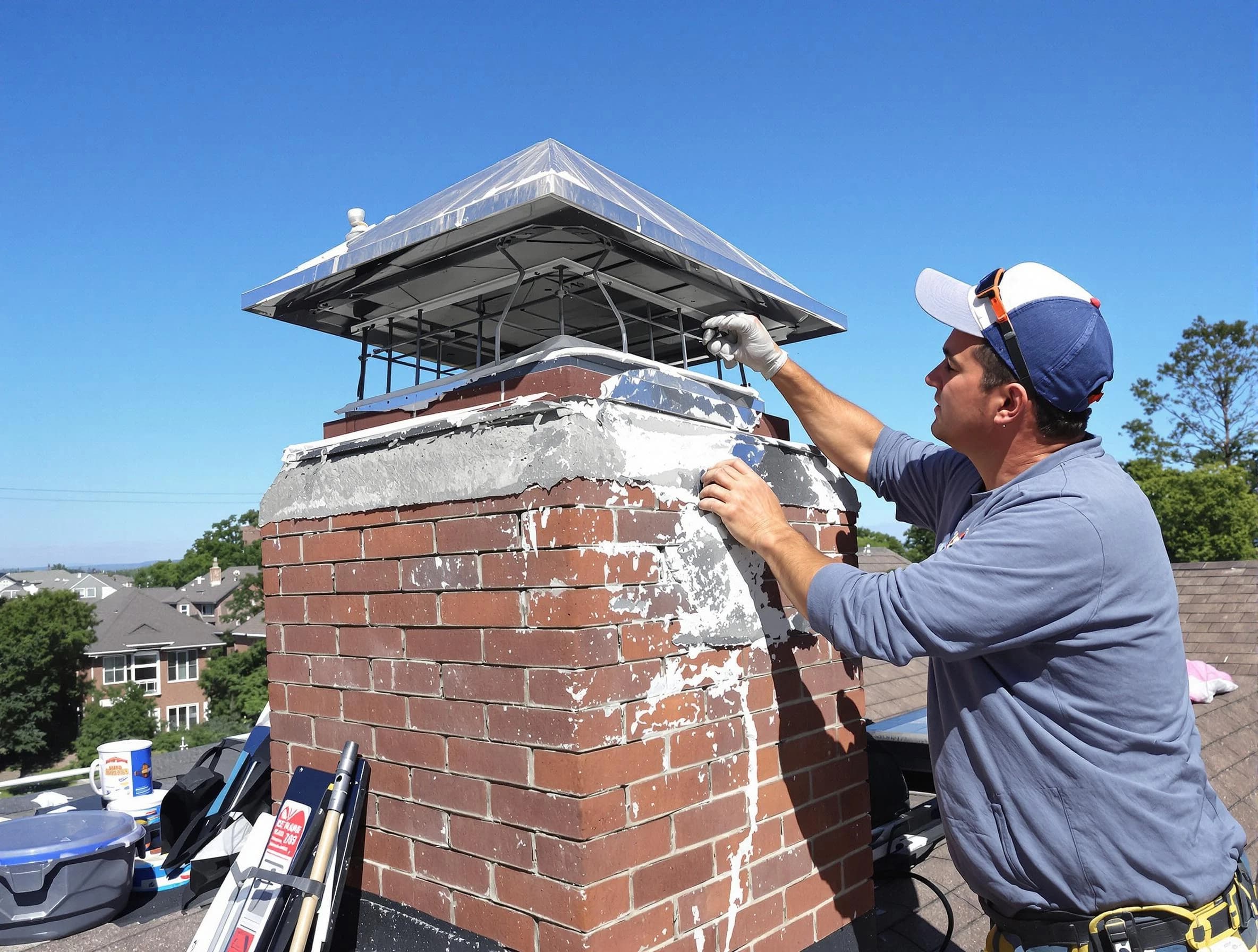 Chimney Crown Services service in Montclair, NJ
